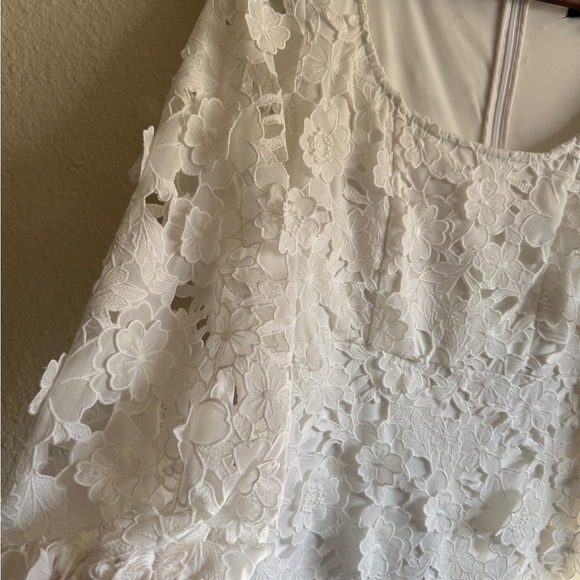 Boston Proper Floral Lace Dress-size 4 - Picture 8 of 10